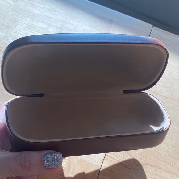 Longchamp Light Brown Eyeglass Case - Picture 8 of 8